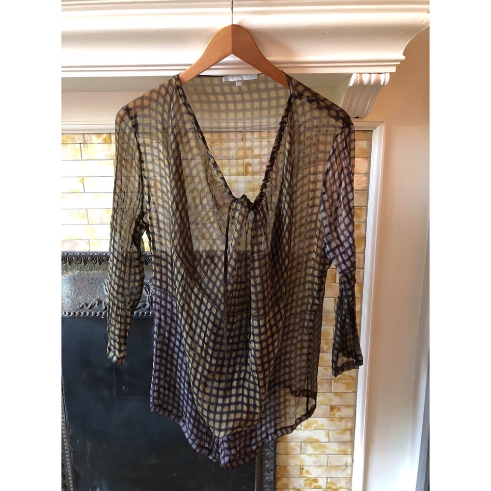 Belgian Designer Olivier Strelli, Silk Blouse